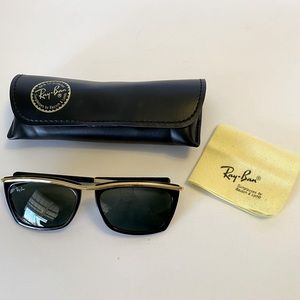 Vintage B&L Ray Ban Bausch & Lomb G15 Olympian II L1004 5 1/4 w/Case & Cloth